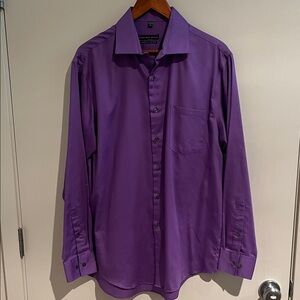 Geoffrey Beene Rich Purple Dress Shirt